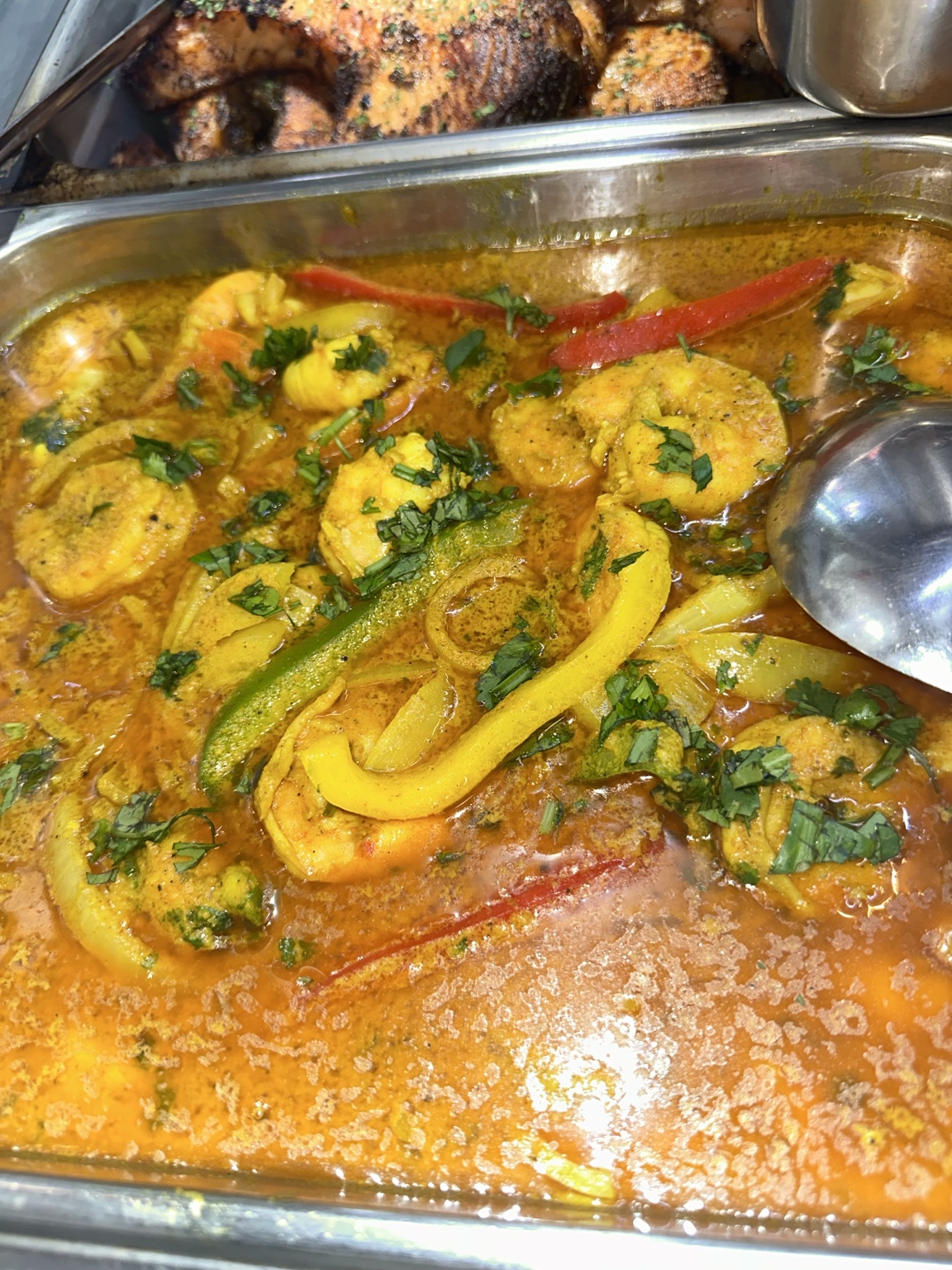 Trinidadian seafood curry